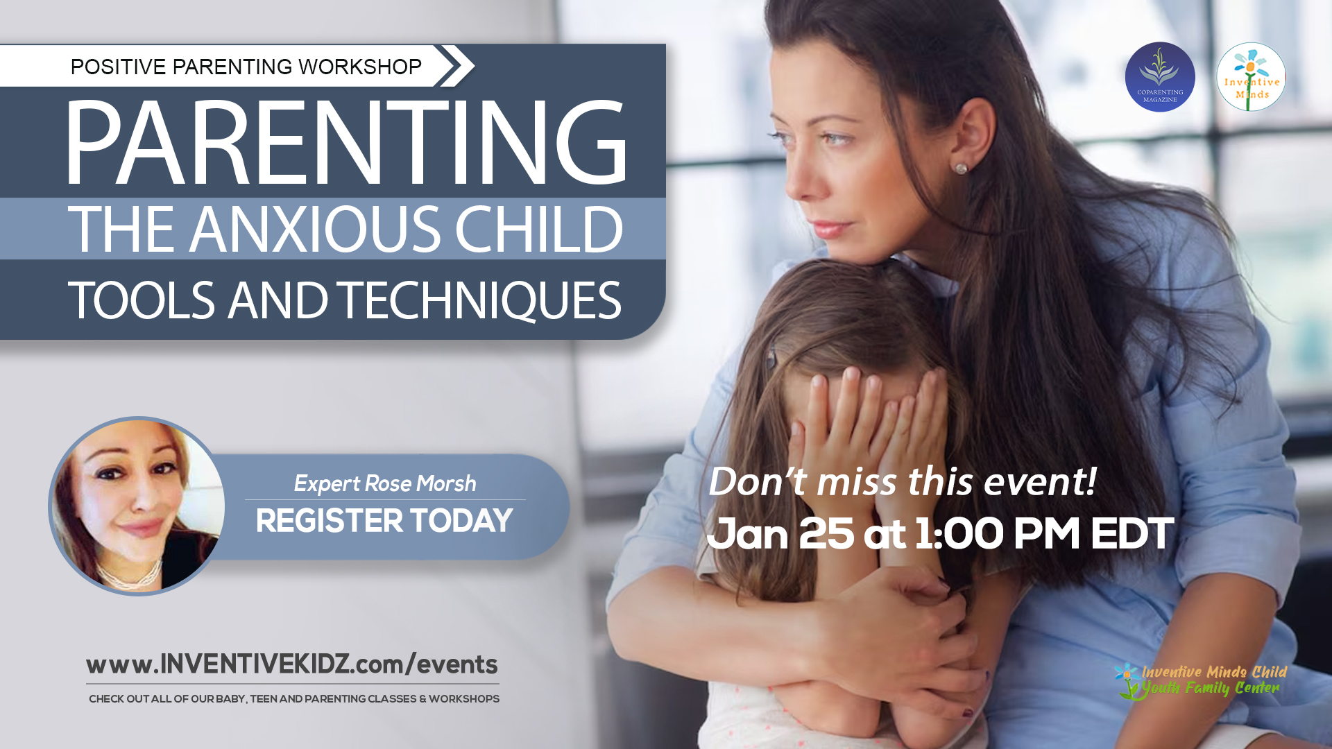 Parenting The Anxious Child: Tools and Techniques | Inventive Minds Kidz Academy Event Featured Image